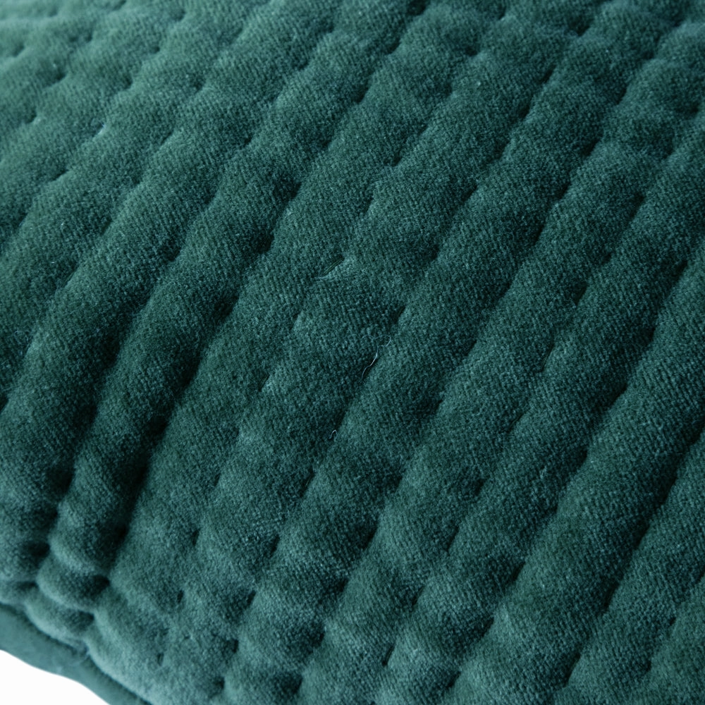 Haze Embroidered Feather Cushion Ocean
