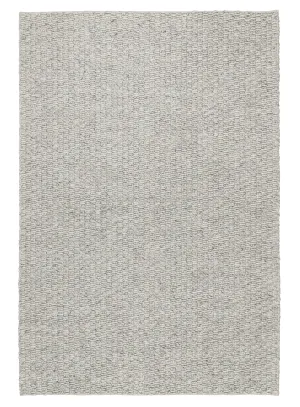 Heather Grey Chunky Wool Rugmodern color block patchwork rug