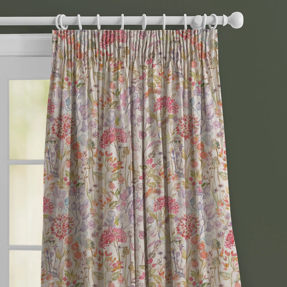 Hedgerow Printed Made to Measure Curtains Autumn