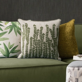 Herb Embroidered Feather Cushion Sagebedding sets ,throw blankets 