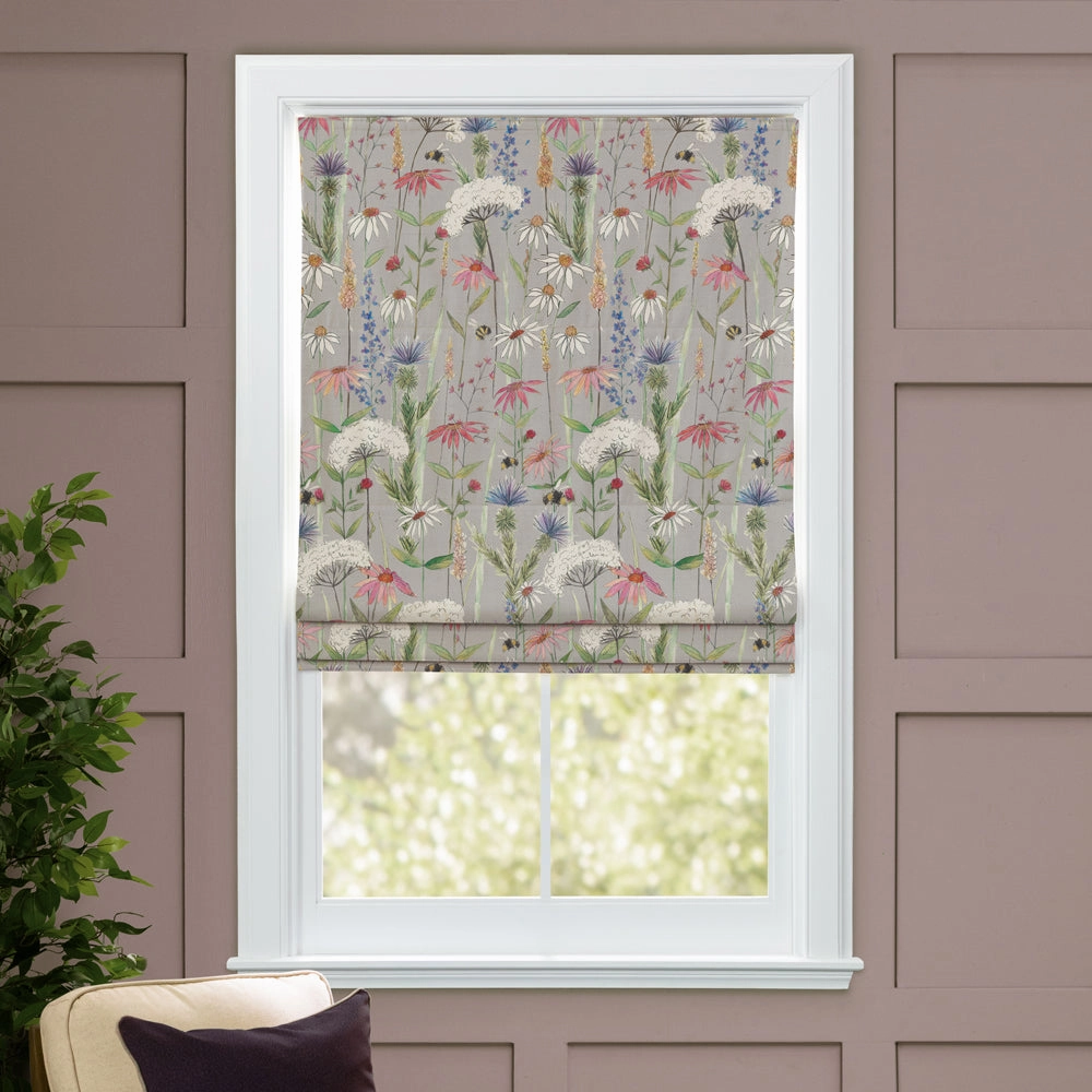 Hermione Printed Cotton Made to Measure Roman Blinds Silverhome decor ,wall decor 