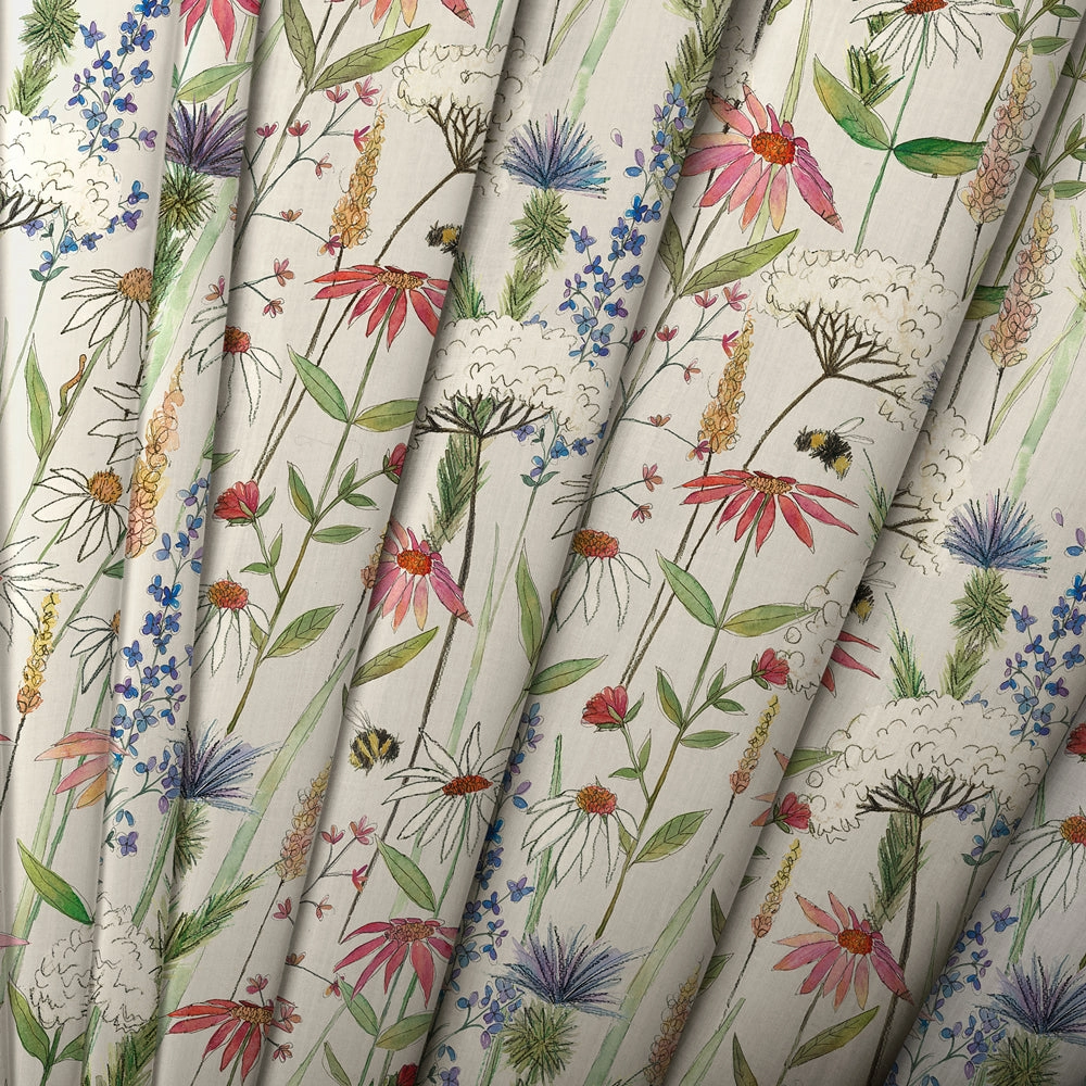 Hermione Printed Made to Measure Curtains Linen