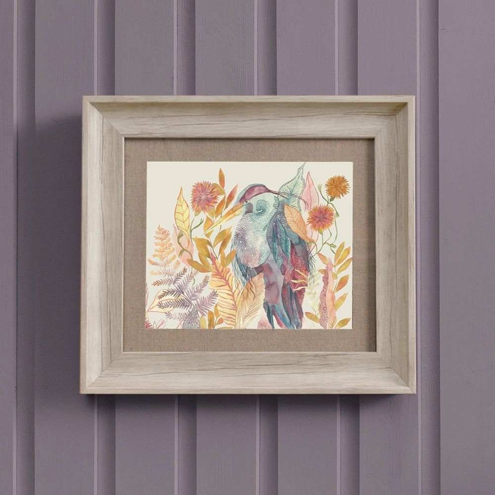 Heron Framed Print Birch/Linenmodern home decor ,home decor for bedroom 