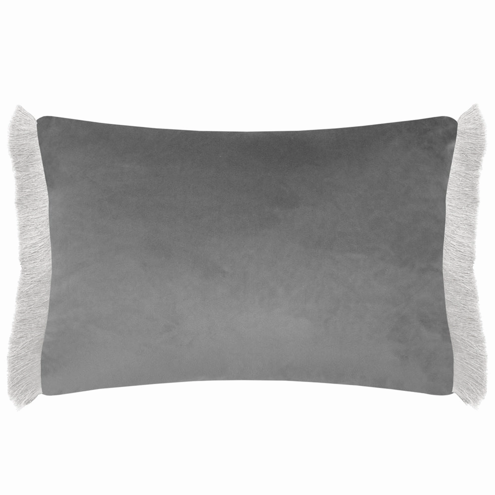 Hettie Printed Ruche Fringe Cushion Atlas