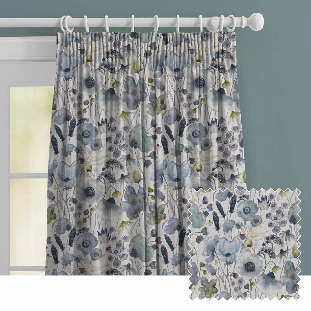 Hibbertia Printed Made to Measure Curtains Crocusbedding sets ,throw blankets 