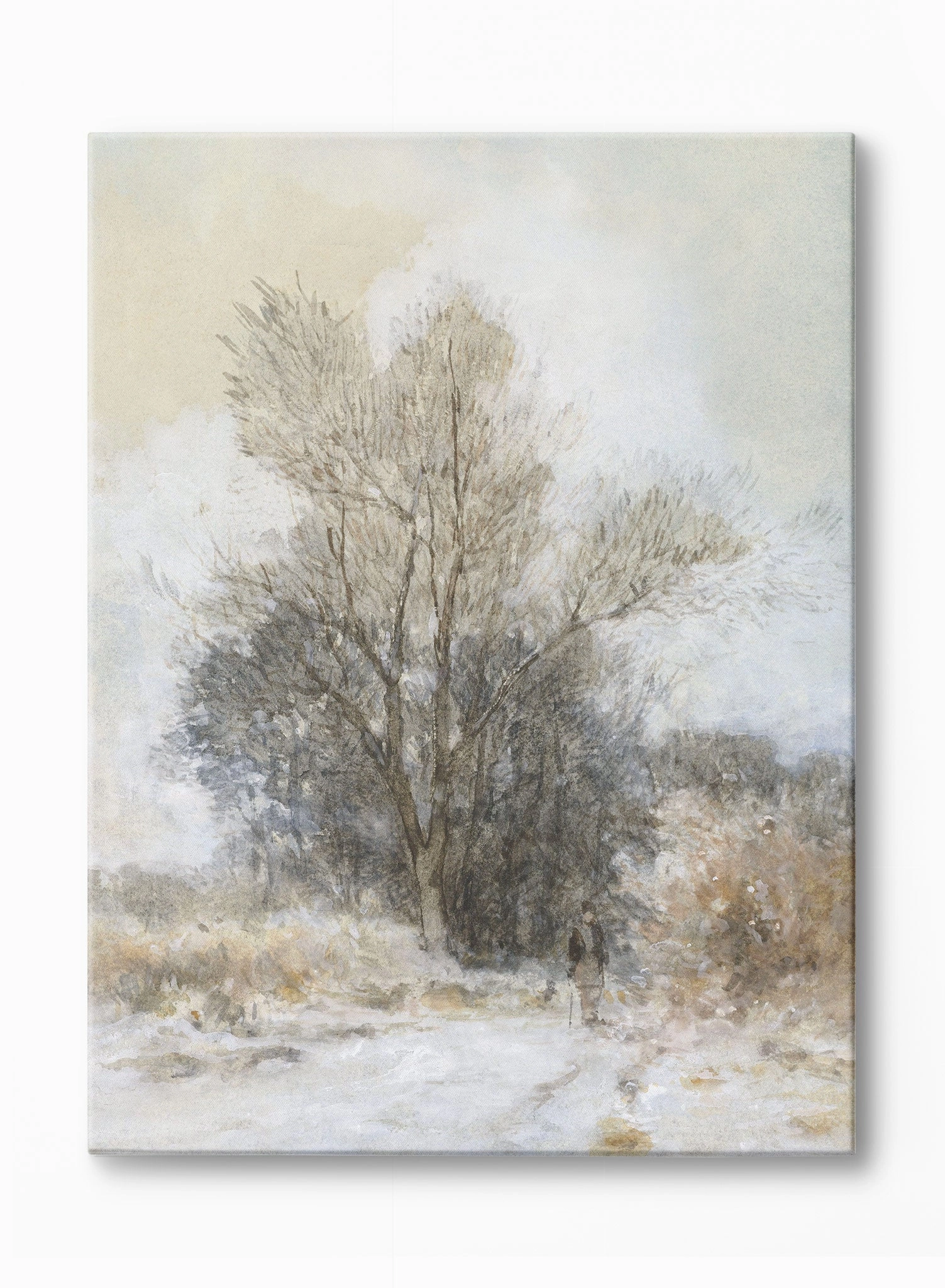 Hiker in the Snow, Poster
