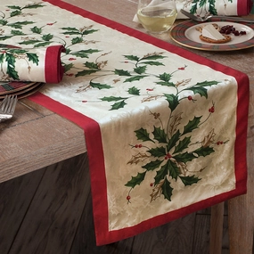 Holiday 14X90 Table Runnermodern kitchen decor ,kitchen dinner set ,dinnerware 