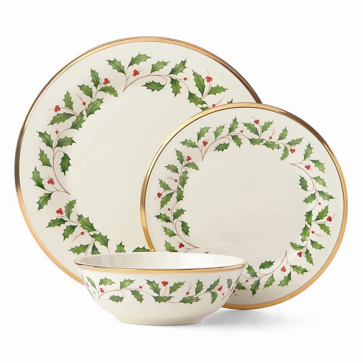 Holiday 3-Piece Place Settingmodern kitchen decor ,kitchen dinner set ,dinnerware 