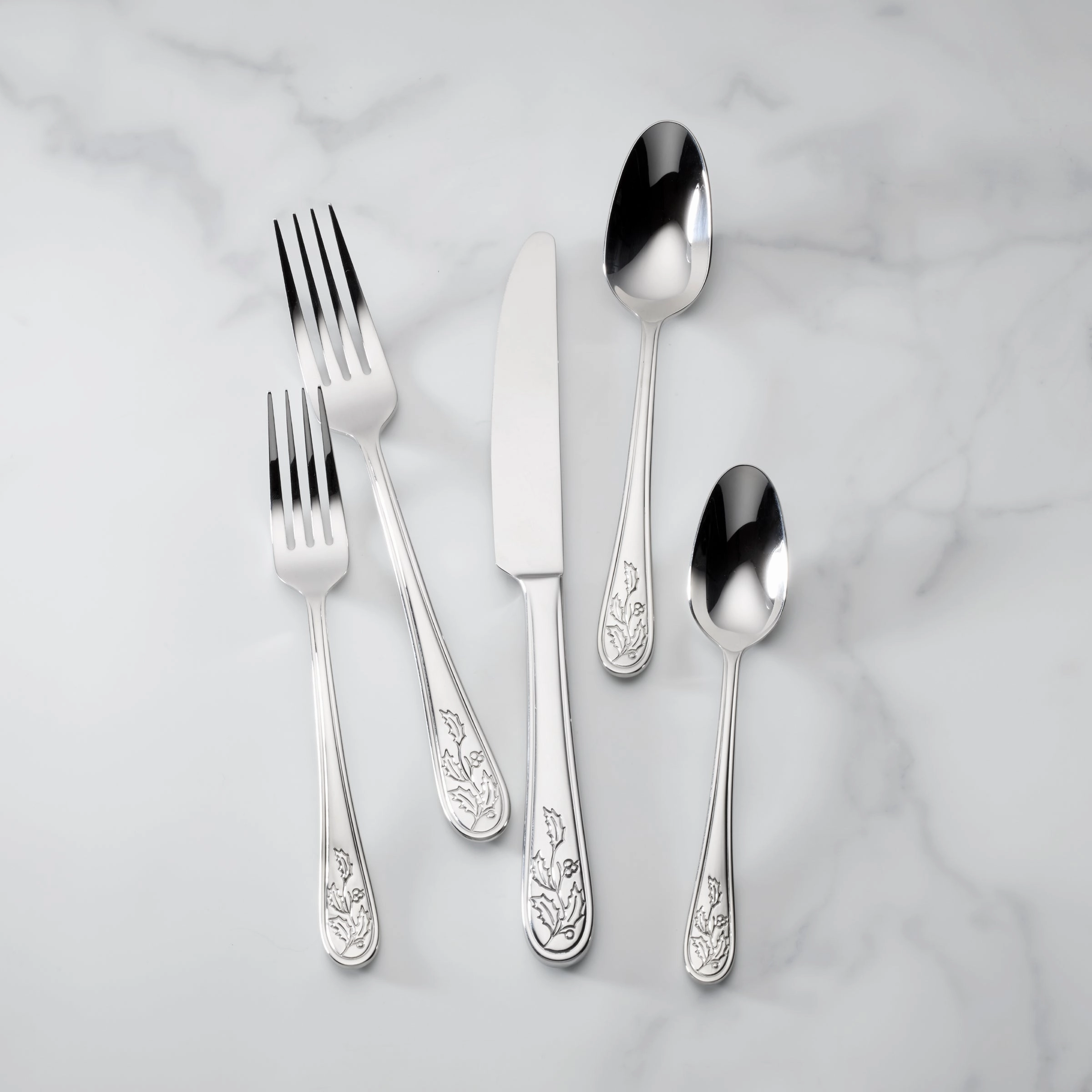 Holiday 65 Piece Flatware Seteco-friendly bamboo fiber tableware set 