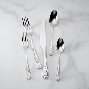 Holiday 65 Piece Flatware Seteco-friendly bamboo fiber tableware set 