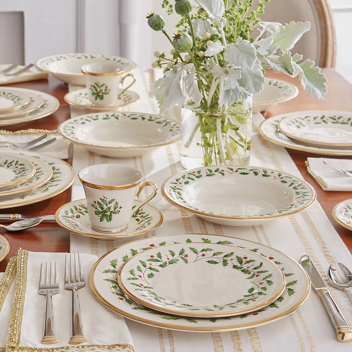 Holiday 6-Piece Dinner Plate Set