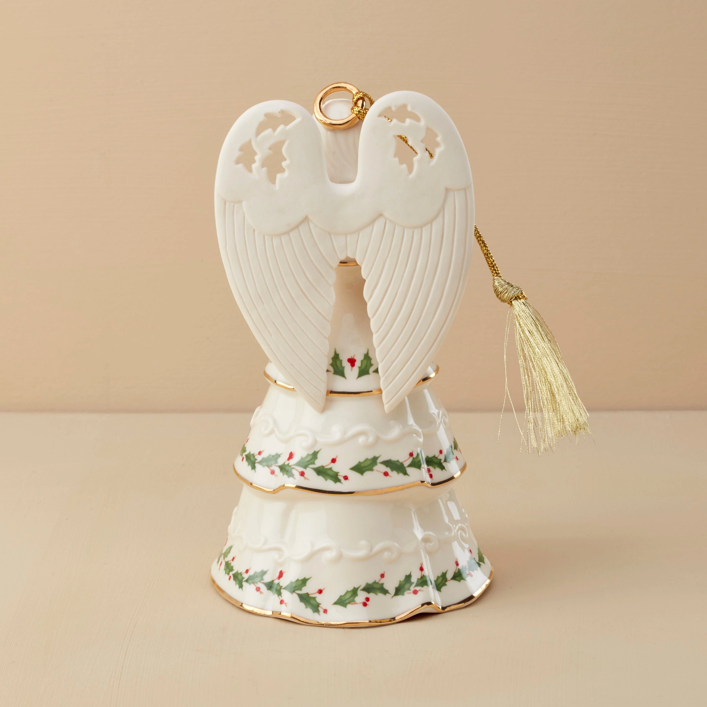 Holiday Angel Bell Bouquet Ornament