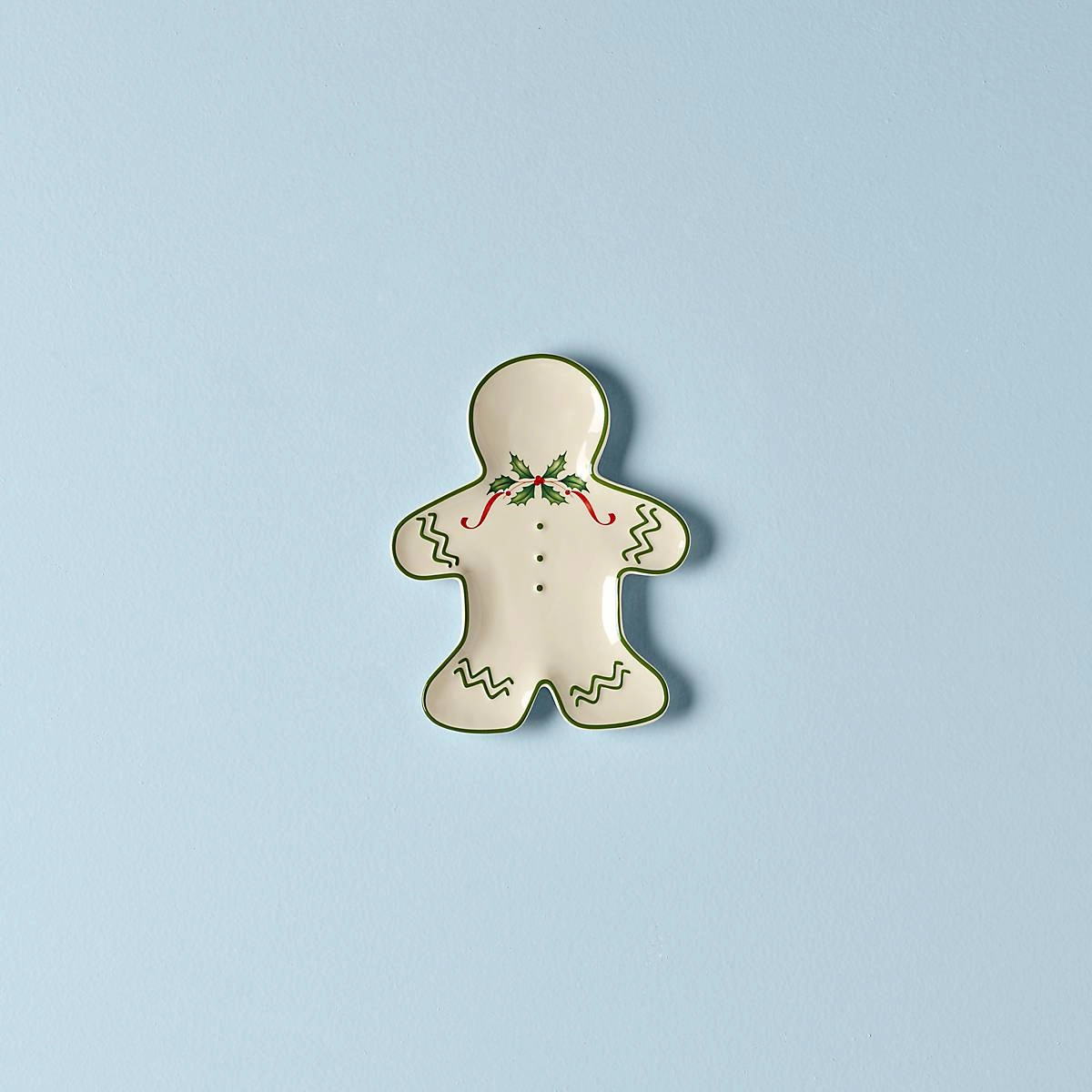 Holiday Gingerbread Man Accent Plateafternoon tea dessert tray