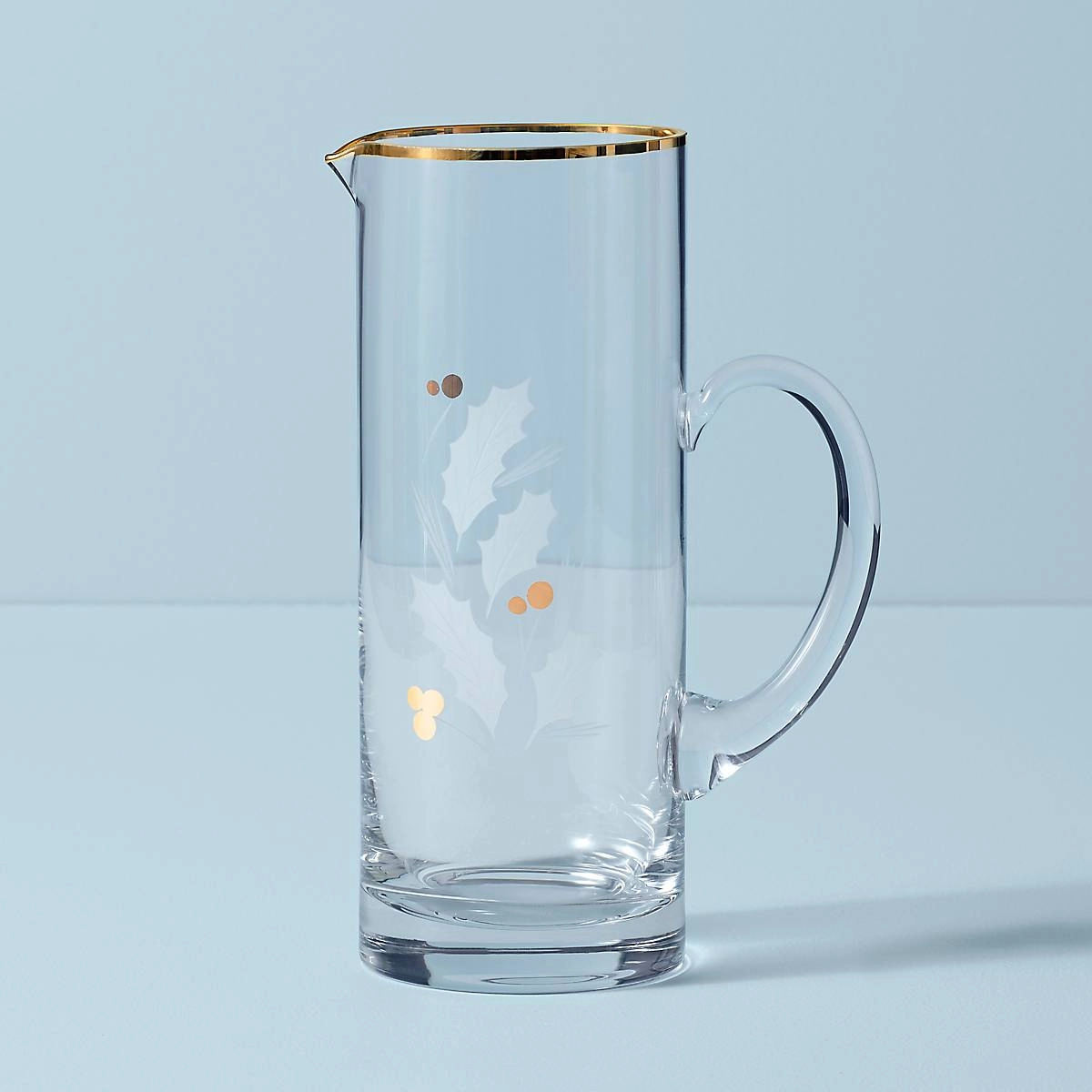 Holiday Gold Pitcherglass cups ,personalized mugs 