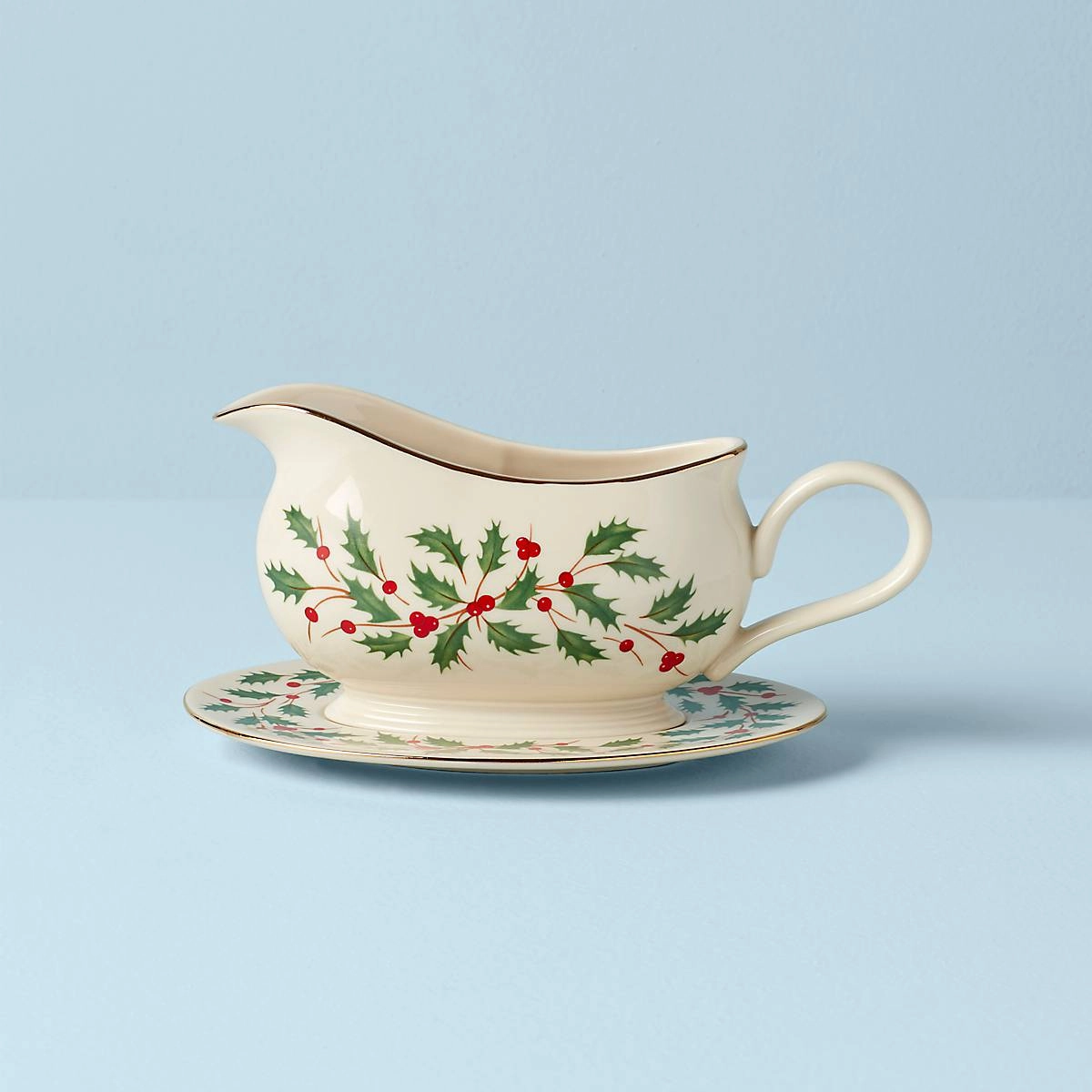 Holiday Gravy Boat & Standmodern kitchen decor ,kitchen dinner set ,dinnerware 