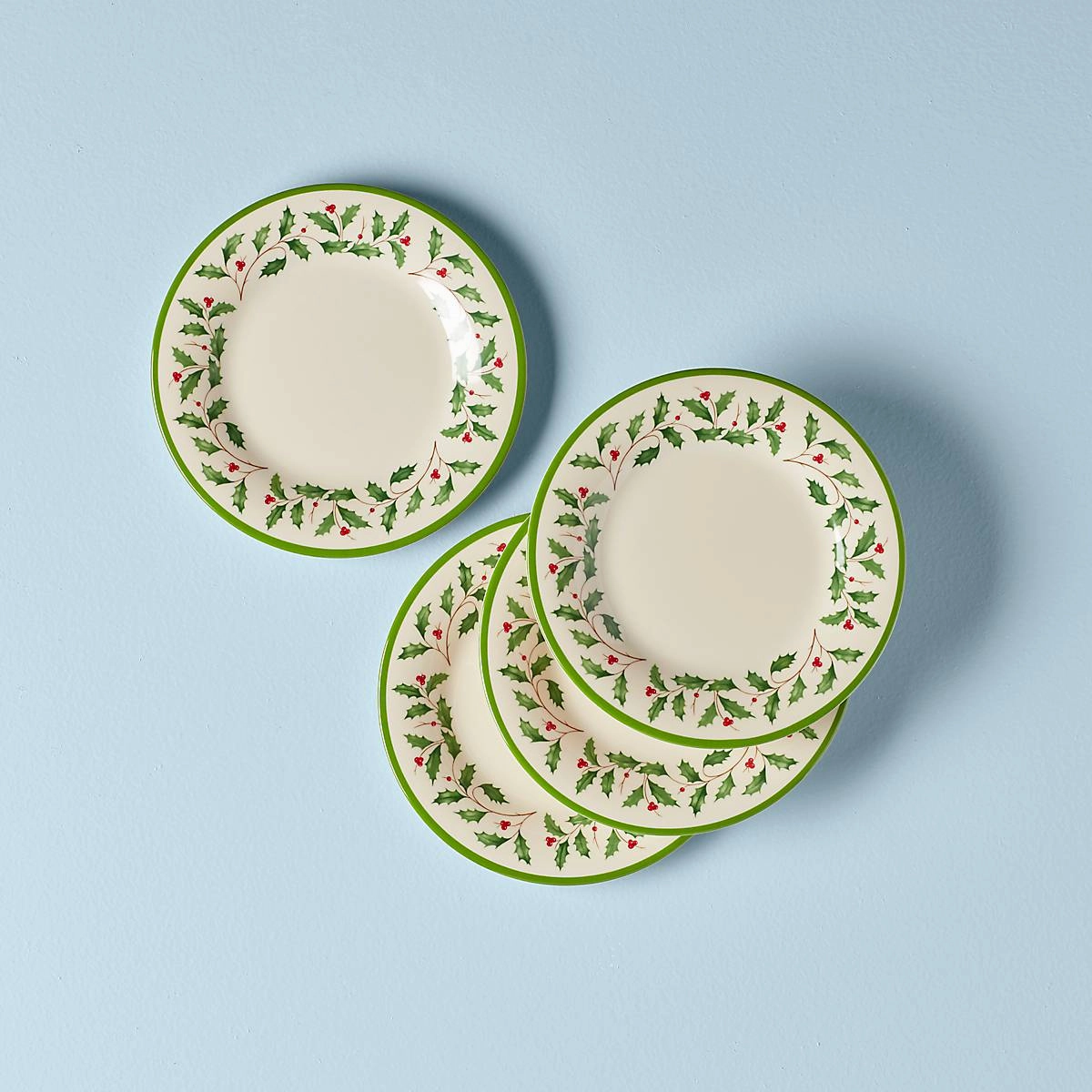 Holiday Melamine Accent Plates - Set of 4modern kitchen decor ,kitchen dinner set ,dinnerware 