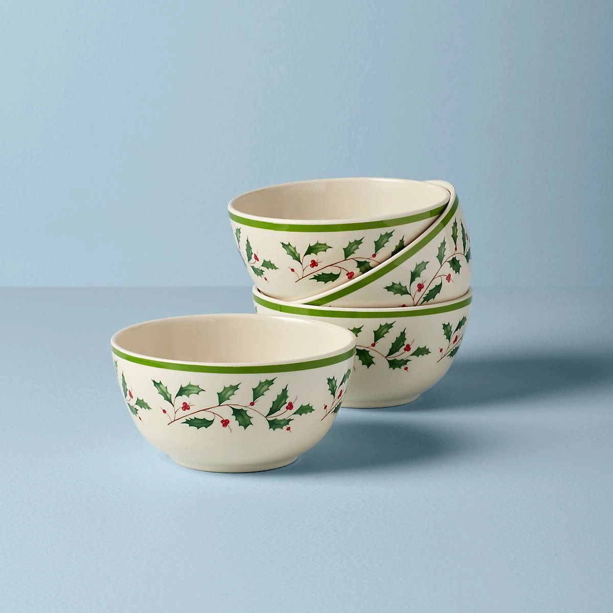 Holiday Melamine All-Purpose Bowls - Set of 4modern kitchen decor ,kitchen dinner set ,dinnerware 