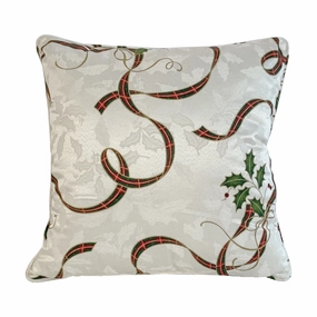 Holiday Nouveau Ribbon 20X20 Throw Pillowhome decor ,wall decor 