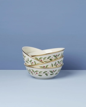 Holiday Place Setting Bowls - Set of 4modern kitchen decor ,kitchen dinner set ,dinnerware 