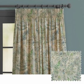 Honister Printed Made to Measure Curtains Tealbedding sets ,throw blankets 