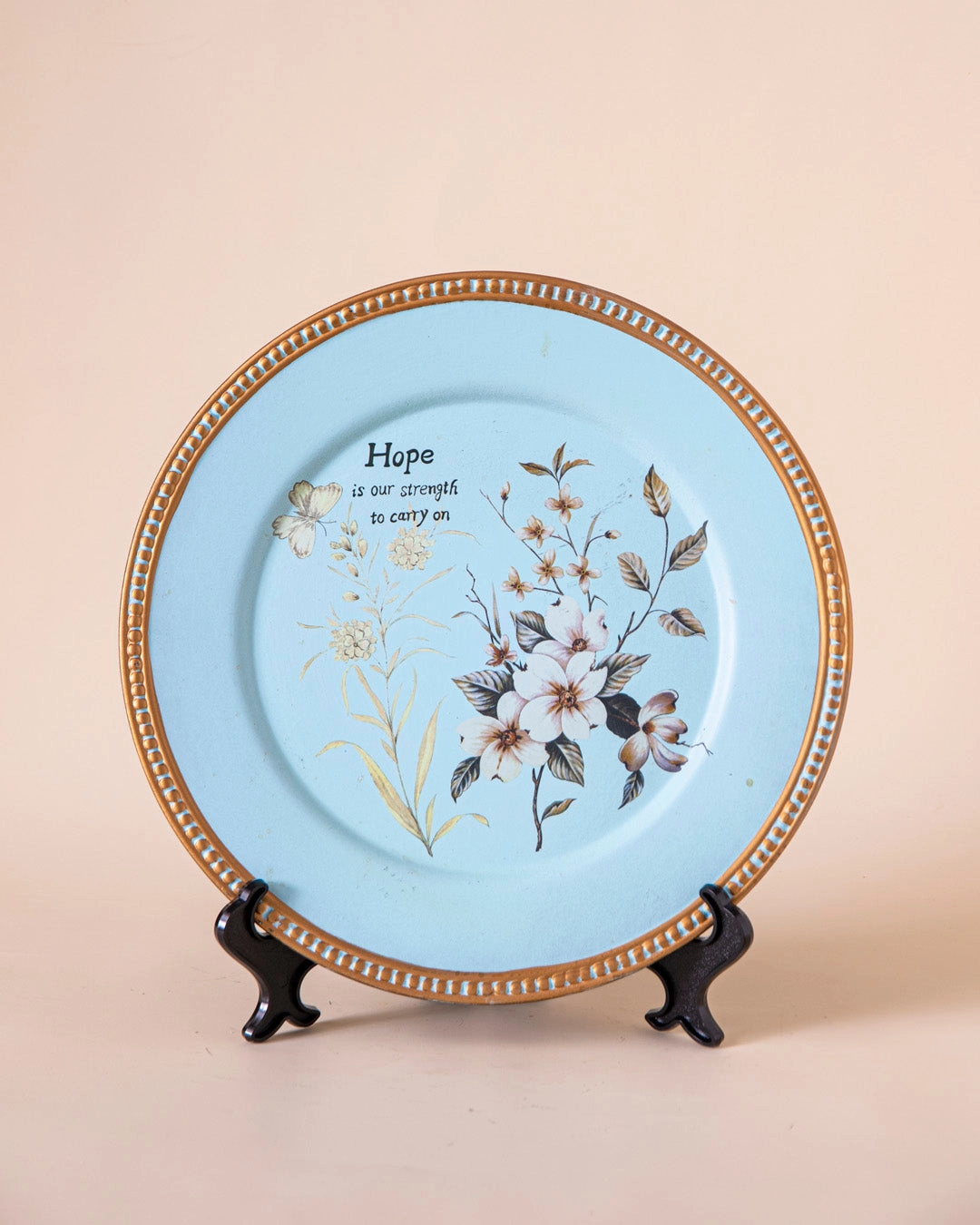 Hopeful Garden Accent Decorative Plate - 13"