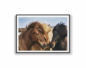 Horse Tribenordic style wall decor