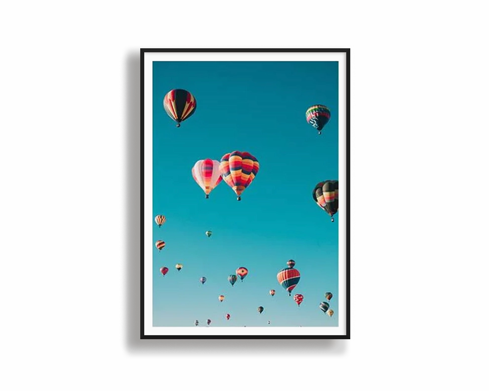 Hot Air Balloonsnordic style wall decor