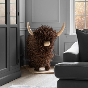 Howard Hand Crafted Wooden Sculpture Brownmodern home decor ,home decor for bedroom 