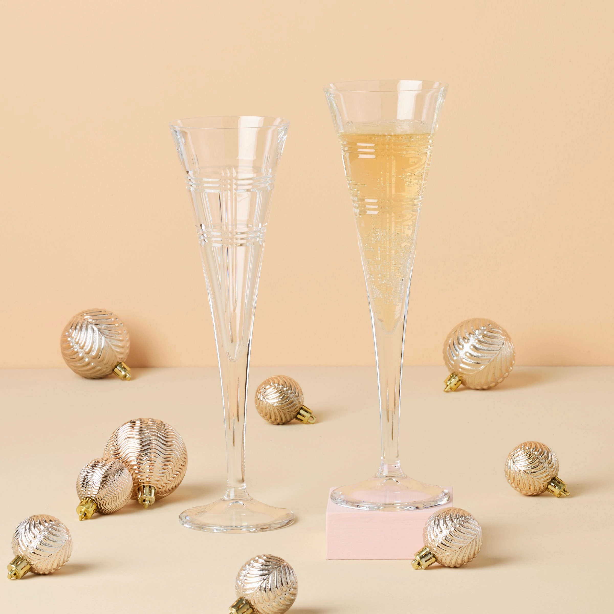 Hudson Toasting Flutes - Set Of 2