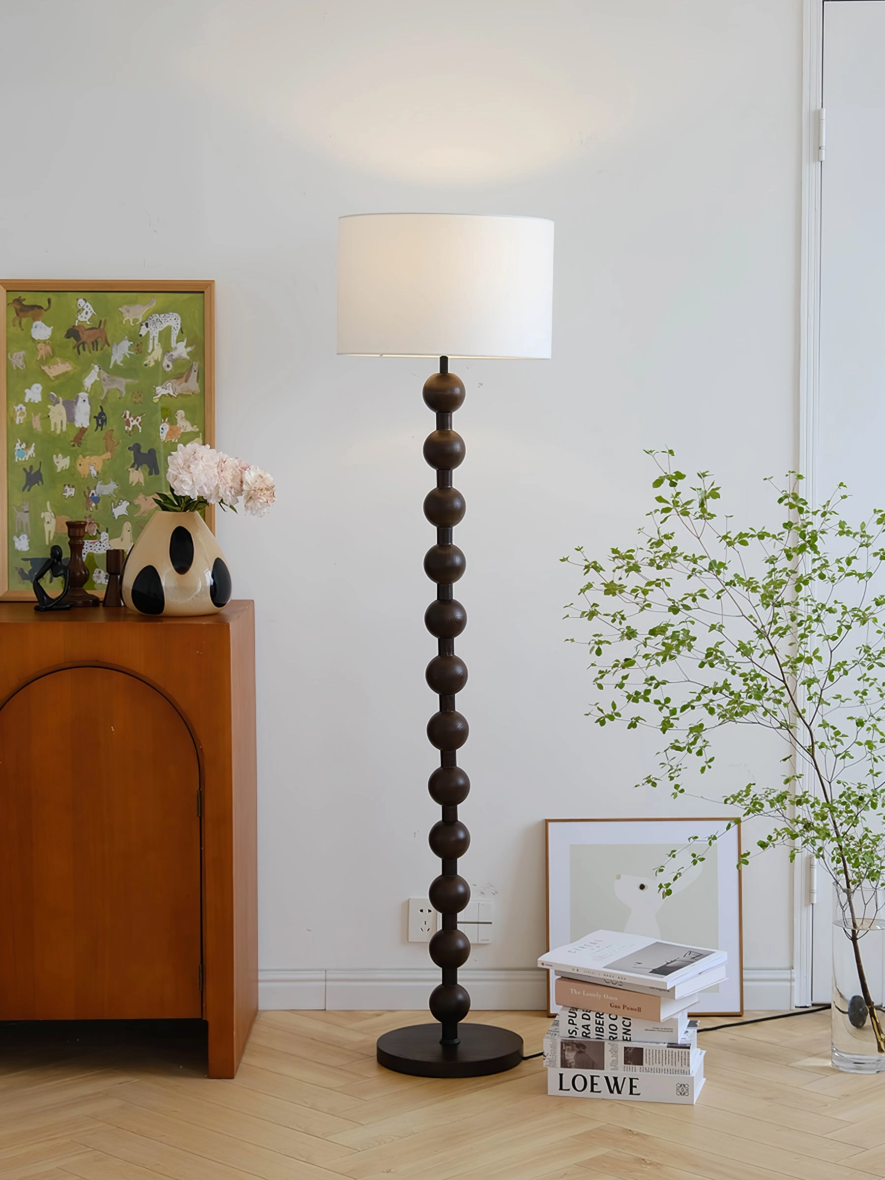 Hugo Barbell Floor Lamp