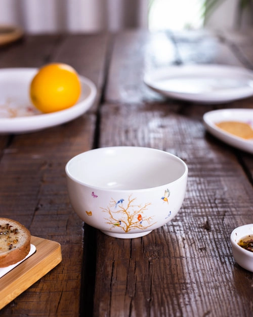 Hummingbird White Katorimodern kitchen decor ,kitchen dinner set ,dinnerware 