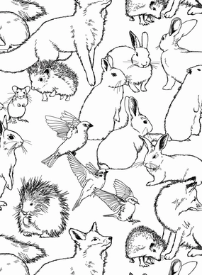 Hundred Acre Wood, Wallpapernordic minimalist wallpaper