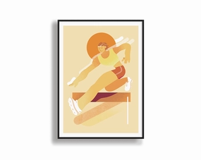Hurdlesnordic style wall decor