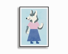 Huskymodern abstract painting decor