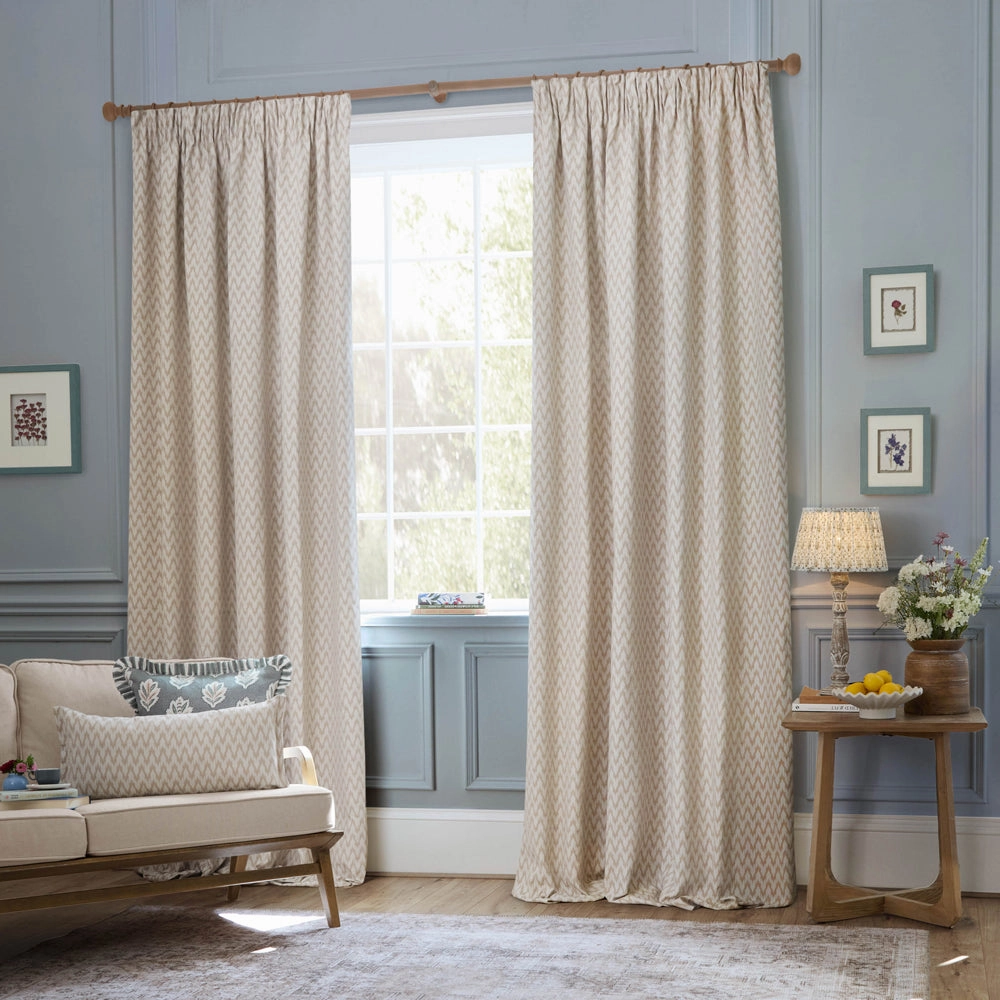 Hutton Woven Jacquard Cushion Linen