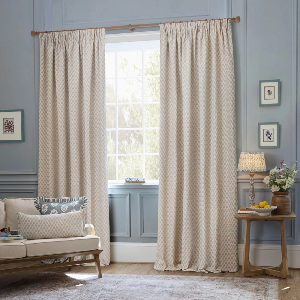 Hutton Woven Jacquard Cushion Linen