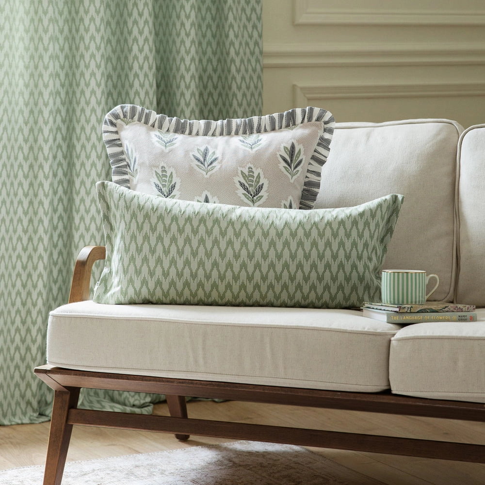 Hutton Woven Jacquard Cushion Sagebedding sets ,throw blankets 