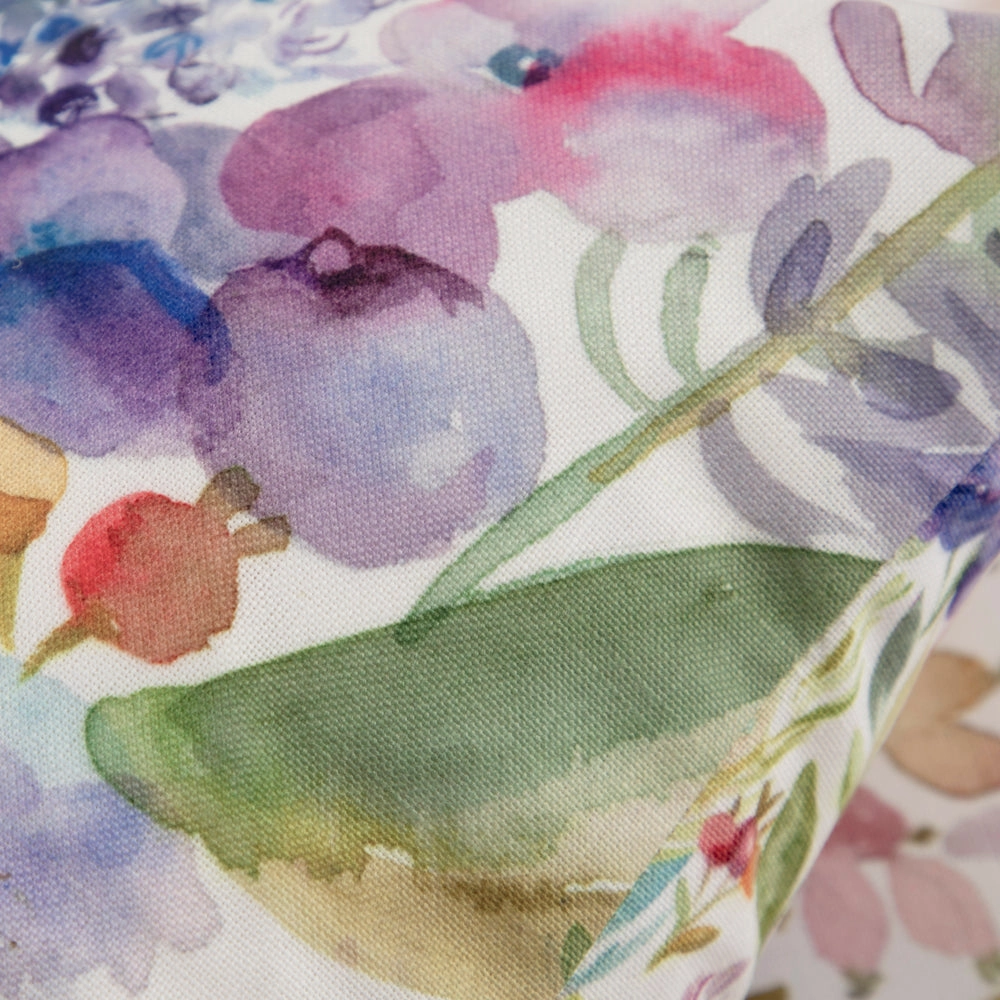 Hydrangea Outdoor Cushion Purple