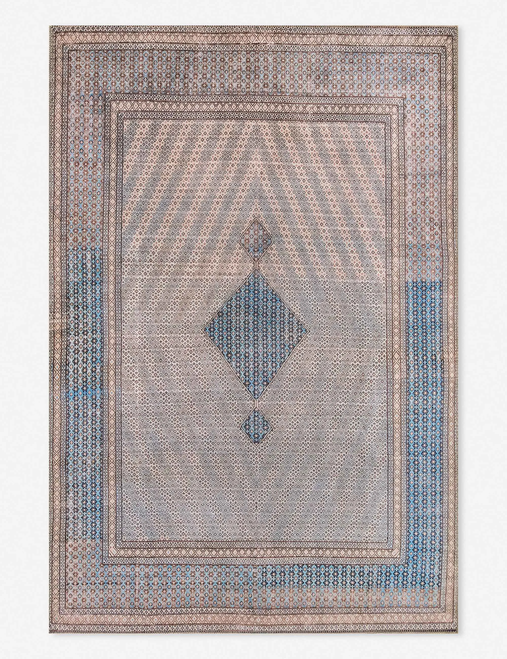 Iari Rugmodern color block patchwork rug