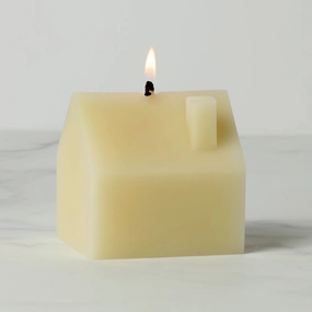 Iconic Large House Candle - Creammodern kitchen decor ,kitchen dinner set ,dinnerware 