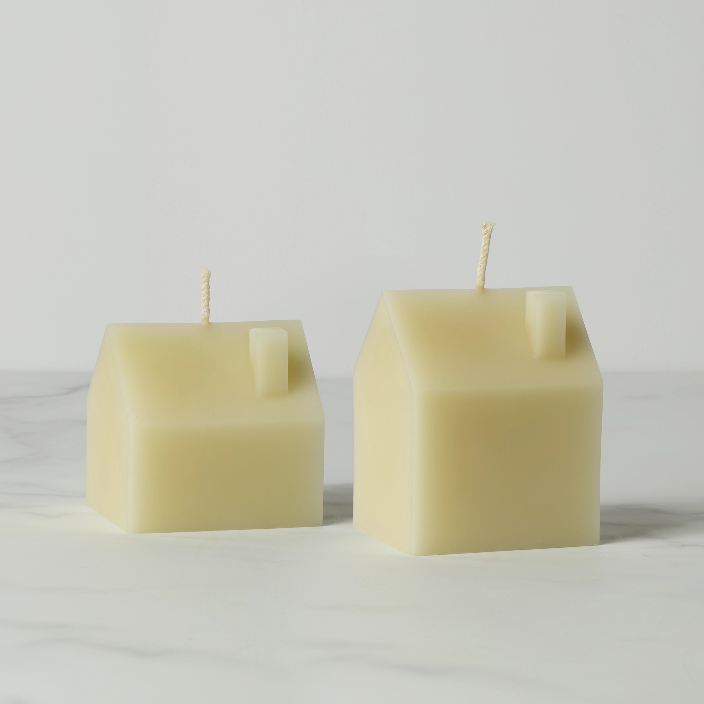 Iconic Small House Candle - Cream