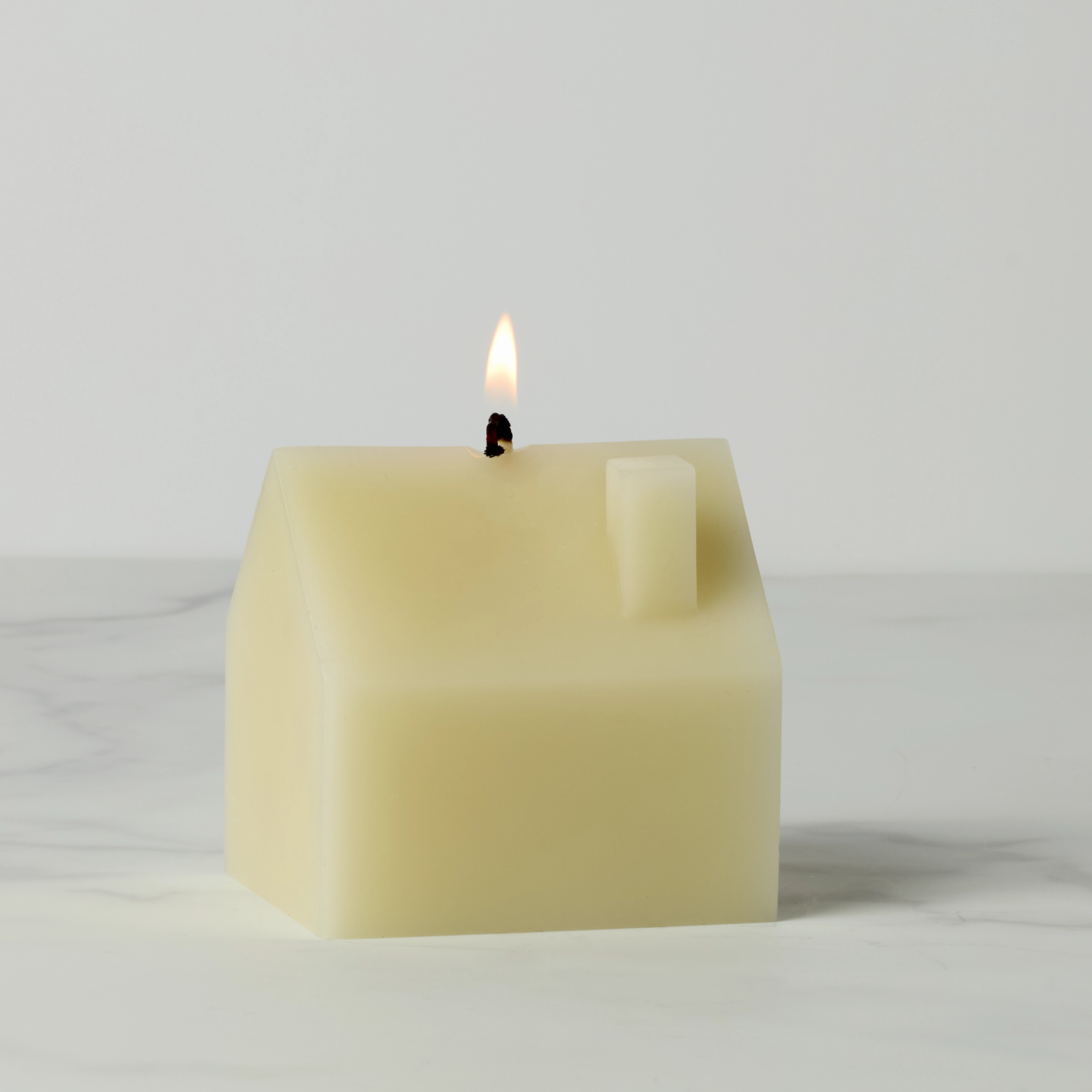 Iconic Small House Candle - Creamafternoon tea dessert tray