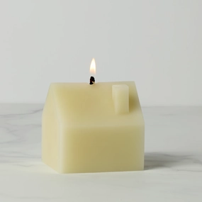 Iconic Small House Candle - Creammodern kitchen decor ,kitchen dinner set ,dinnerware 