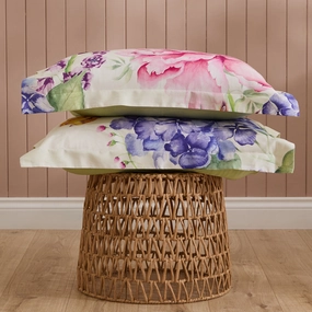 Idalia Oxford Edge Pillowcase Pair Multicolourbedding sets ,throw blankets 