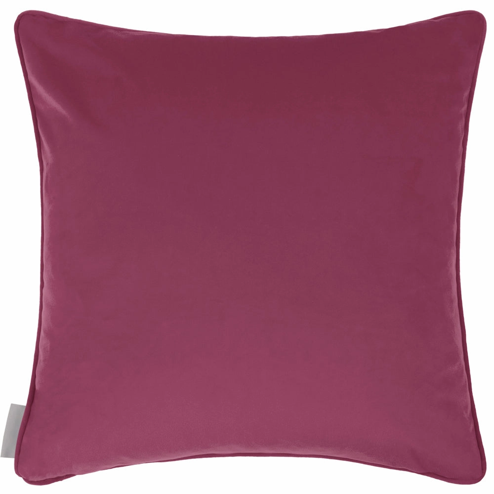 Idalia Printed Piped Cushion Fuchsia