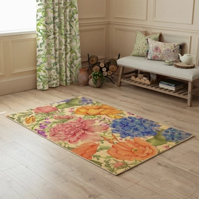 Idalia Printed Wool Rug Fuchsiabedding sets ,throw blankets 
