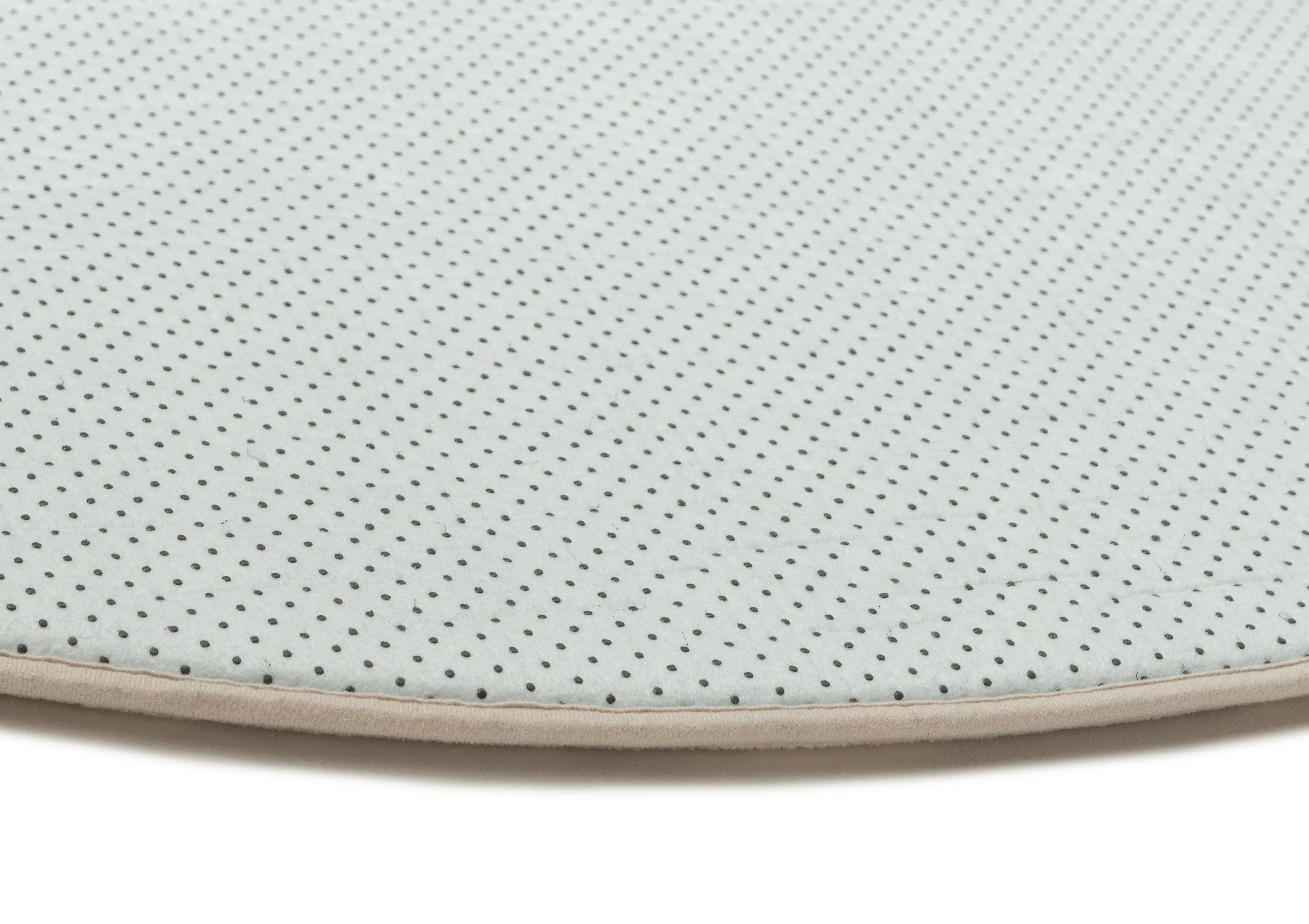 Idra Neutral Abstract Rollie Pollie Round Playmat