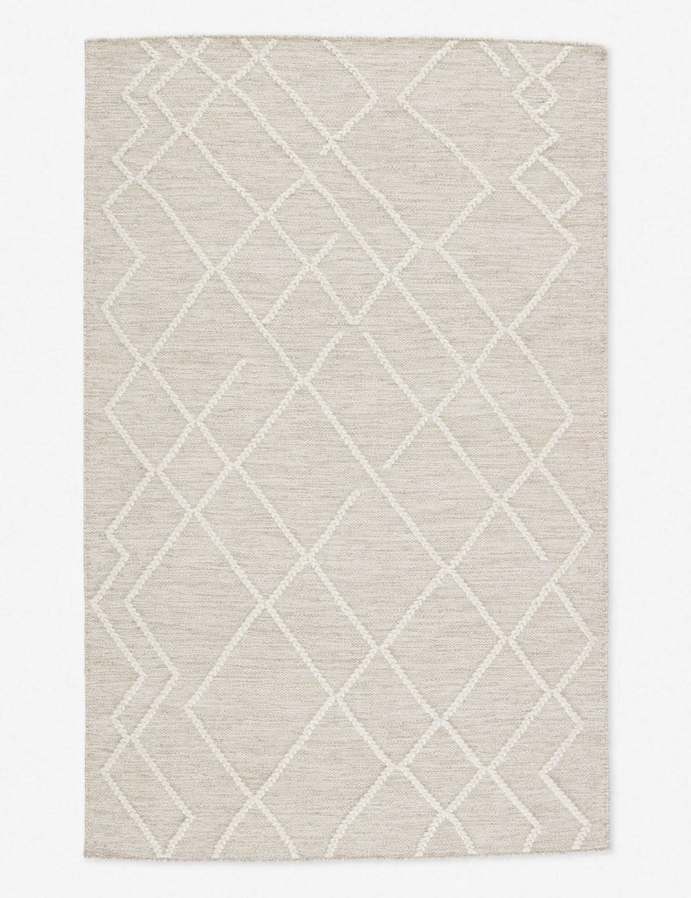 Iefan Handwoven Wool-Blend Rugmodern color block patchwork rug