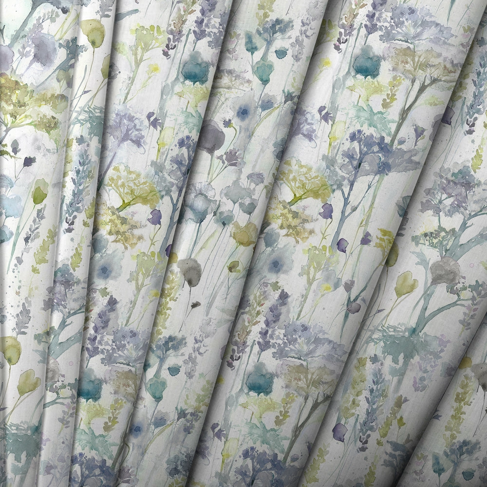 Ilinizas Printed Cotton Made to Measure Roman Blinds Lemon