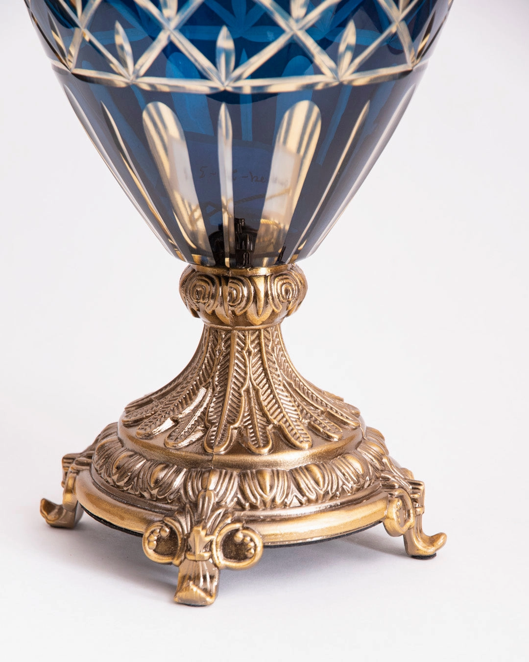 Imperial Sapphire Amphora Decorative Vase - Blue